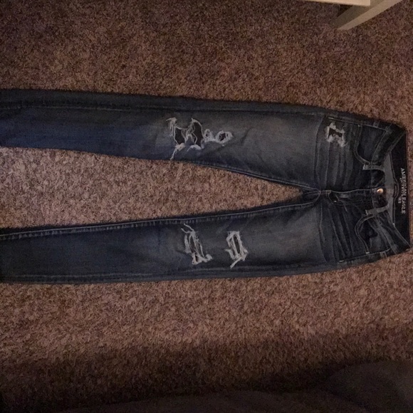 American Eagle Jeans with patches! - Picture 4 of 4